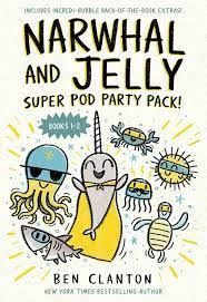 NARWHAL AND JELLY: SUPER POD PARTY PACK! .BOOKS 1-2