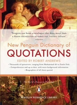 NEW PENGUIN DICTIONARY QUOTATIONS