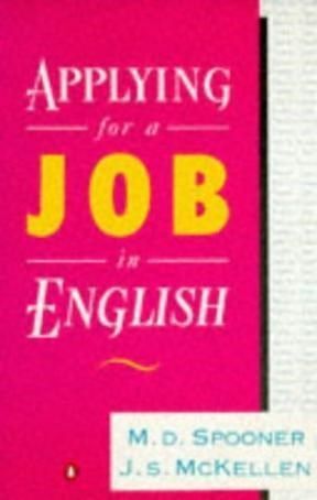 APPLYING FOR A JOB IN ENGLISH