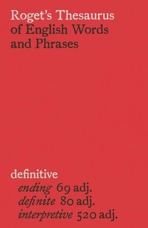 THESAURUS OF ENGLISH WORDS AND PHRASES