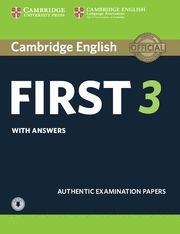 CAMBRIDGE ENGLISH FIRST 3 STUDENT'S BOOK WITH ANSWERS WITH AUDIO