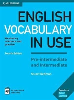 ENGLISH VOCABULARY IN USE PRE-INT 4ED KEY/INTERACTIVE EBOOK