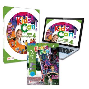 KIDS CAN! 4 ACTIVITY BOOK, EXTRAFUN & PUPIL'S APP: VERSIÓN DIGITAL