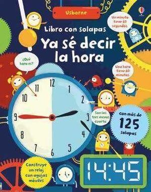 YA SE DECIR LA HORA. LIBRO CON SOLAPAS