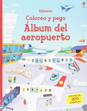 COLOREO Y PEGO ALBUM DEL AEROPUERTO