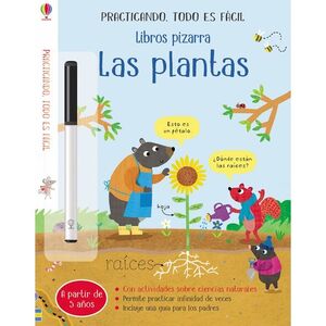 LIBROS PIZARRA LAS PLANTAS - A PARTIR DE 5 AÑOS