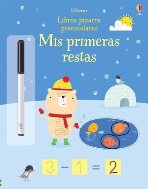 MIS PRIMERAS RESTAS   (LIBROS PIZARRA PREESCOLARES)