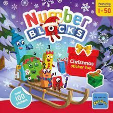 NUMBERBLOCKS CHRISTMAS FUN STICKERS 1-50
