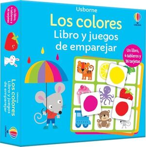 LOS COLORES. LIBRO Y JUEGOS DE EMPAREJAR   (CAJA)