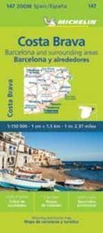 COSTA BRAVA, BARCELONA Y ALREDEDORES - MAPA ZOOM Nº 147