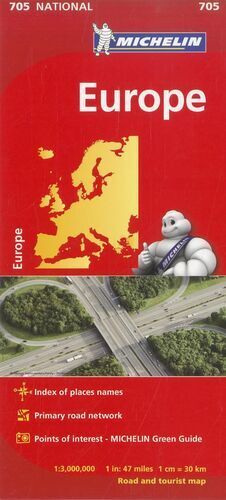 MAPA DE EUROPA Nº 705