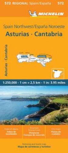 MAPA REGIONAL 572. ASTURIAS, CANTABRIA