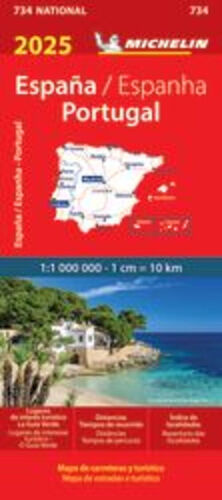 MAPA CARRETERAS ESPAÑA Y PORTUGAL (2025)