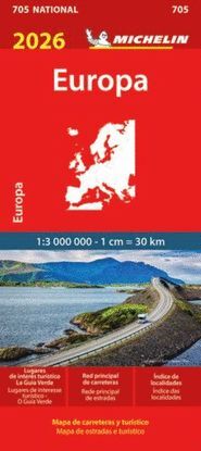 705 EUROPA 2026 1:3.000.000 (MAPA MICHELIN)
