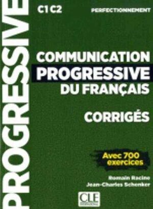 COMMUNICATION PROGRESSIVE DU FRANÇAIS NIVEAU PERFECTIONNEMENT - CORRIGÉS