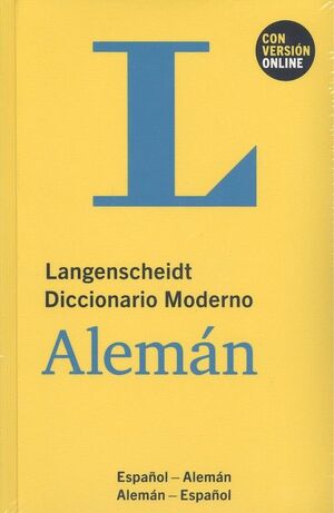 LANGENSCHEIDT DICCIONARIO MODERNO ALEMÁN