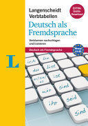 LANGENSCHEIDT VERBTABELLEN DEUTSCH ALS FREMDSPRACHE (LANGENSCHEIDT GERMAN VERB TABLES)