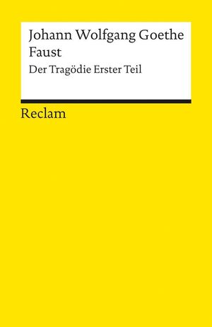 FAUST I . DER TRAGÖDIE ERSTER TEIL