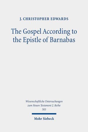 THE GOSPEL ACCORDING TO THE EPISTLE OF BARNABAS