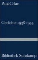 GEDICHTE 1938-1944