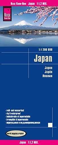 MAPA DE JAPON 1:1.200.000