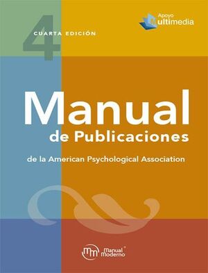 MANUAL DE PUBLICACIONES APA 4ªEDICION  EN ESPAÑOL