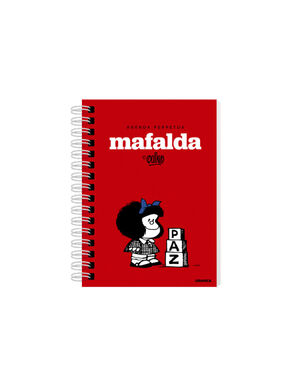 AGENDA PERPETUA MAFALDA QUINO ANILLADA (ROJA)