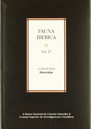 FAUNA IBÉRICA. VOL. 17. COLEOPTERA: HISTERIDAE