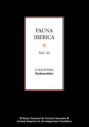 FAUNA IBÉRICA VOL. 44. COLEOPTERA: HYDRAENIDAE