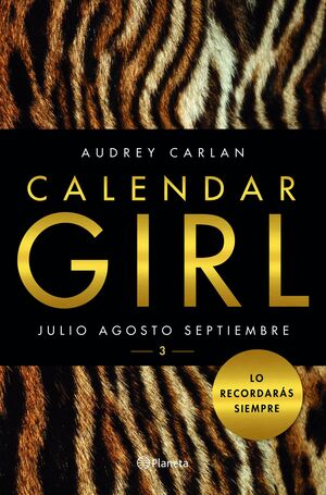 CALENDAR GIRL 3. JULIO AGOSTO SEPTIEMBRE