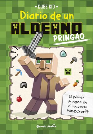 PACK MINECRAFT. DIARIO DE UN ALDEANO PRINGAO + GORRA