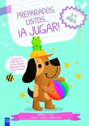 PREPARADOS, LISTOS... ¡A JUGAR! 3-4 AÑOS (AZUL)