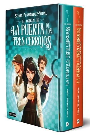ESTUCHE. EL ORIGEN DE LA PUERTA DE LOS TRES CERROJOS. 2 VOLS.