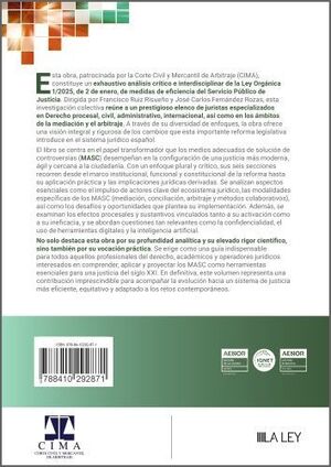 MEDIOS ADECUADOS DE SOLUCIÓN DE CONTROVERSIAS EN VÍA NO JURISDICCIONAL