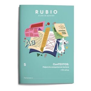 RUBIO, EL ARTE DE APRENDER. CONTEXTOS: MEJORA LA COMPETENCIA LECTORA (+10 AÑOS)