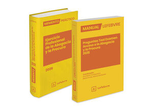 PACK MEMENTO EJERCICIO PROFESIONAL DE LA ABOGACIA 2026 + MANUAL PREGUNTAS TEST E