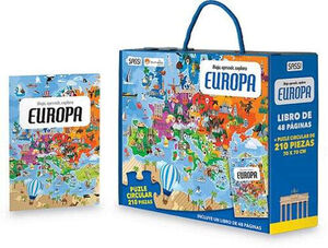 EUROPA ( LIBRO + PUZLE CIRCULAR 210 PIEZAS)