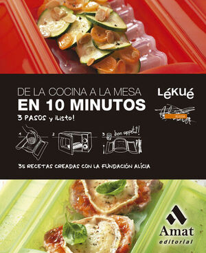 DE LA COCINA A LA MESA EN 10 MINUTOS. 3 PASOS Y ¡LISTO!