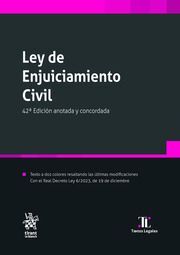 LEY DE ENJUICIAMIENTO CIVIL 42ª EDICIÓN 2024