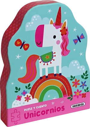 UNICORNIOS (LIBRO + PUZLE 12 PIEZAS)