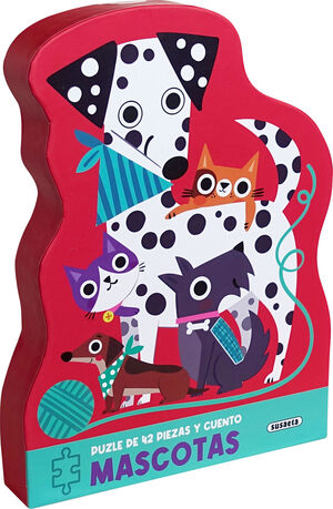 MASCOTAS (CUENTO + PUZLE 42 PIEZAS)