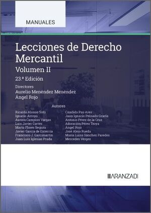 LECCIONES DE DERECHO MERCANTIL (VOLUMEN II)