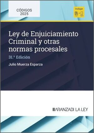 LEY DE ENJUICIAMIENTO CRIMINAL Y OTRAS NORMAS PROCESALES