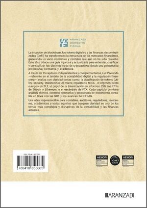 TOKENIZACION Y CONTABILIDAD DE LOS CRIPTOACTIVOS