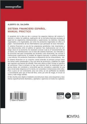 SISTEMA FINANCIERO ESPAÑOL. MANUAL PRÁCTICO, 3ª ED