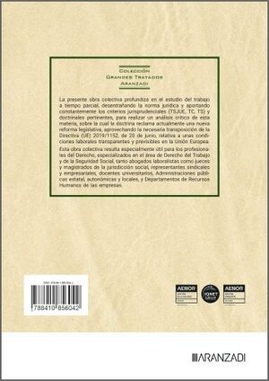 EL TRABAJO A TIEMPO PARCIAL: ANÁLISIS LABORAL Y DE SEGURIDAD SOCIAL (2014-2025)