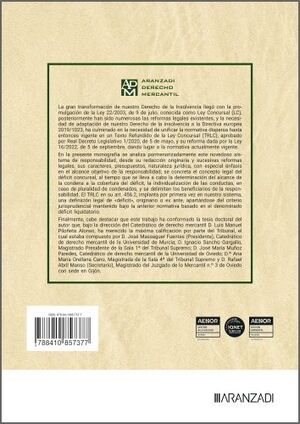 LA RESPONSABILIDAD CONCURSAL POR EL DÉFICIT