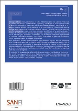 LA UNIÓN EUROPEA ANTE EL RETO DE LA SEGURIDAD ECONOMICA