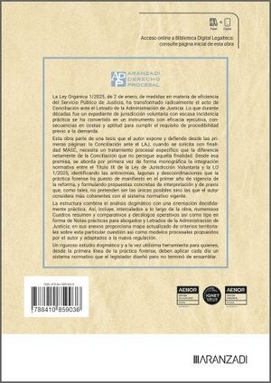 LA CONCILIACIÓN ANTE LETRADO DE LA ADMINISTRACIÓN DE JUSTICIA COMO MEDIO ADECUAD