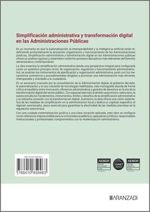 SIMPLIFICACIÓN ADMINISTRATIVA Y TRANSFORMACIÓN DIGITAL EN LAS ADMINISTRACIONES P